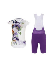 RIVANELLE kratki dres i kratke hlače - MISS FLOWERY - ljubičasta/bijela/višebojna